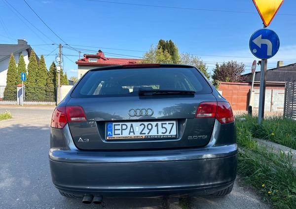 Audi A3 cena 17999 przebieg: 308000, rok produkcji 2006 z Byczyna małe 379